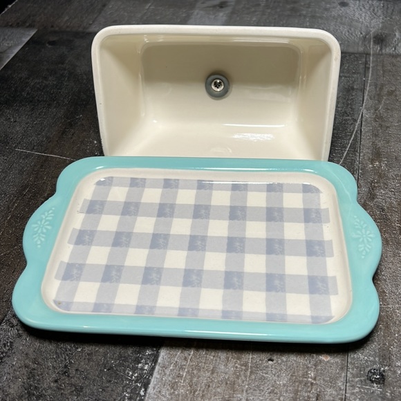 Pioneer Woman Sweet Romance Ceramic Double Stick Butter Dish - Picture 5 of 7